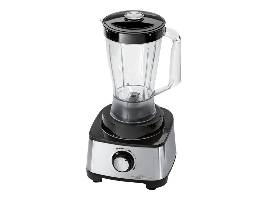 ProfiCook PC-KM 1063 Køkkenmaskine 1.2liter 1200W Rustfrit stål/sort
