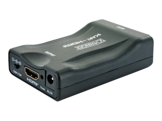 SCHWAIGER PROFESSIONAL - Video transformer - SCART - HDMI - sort
