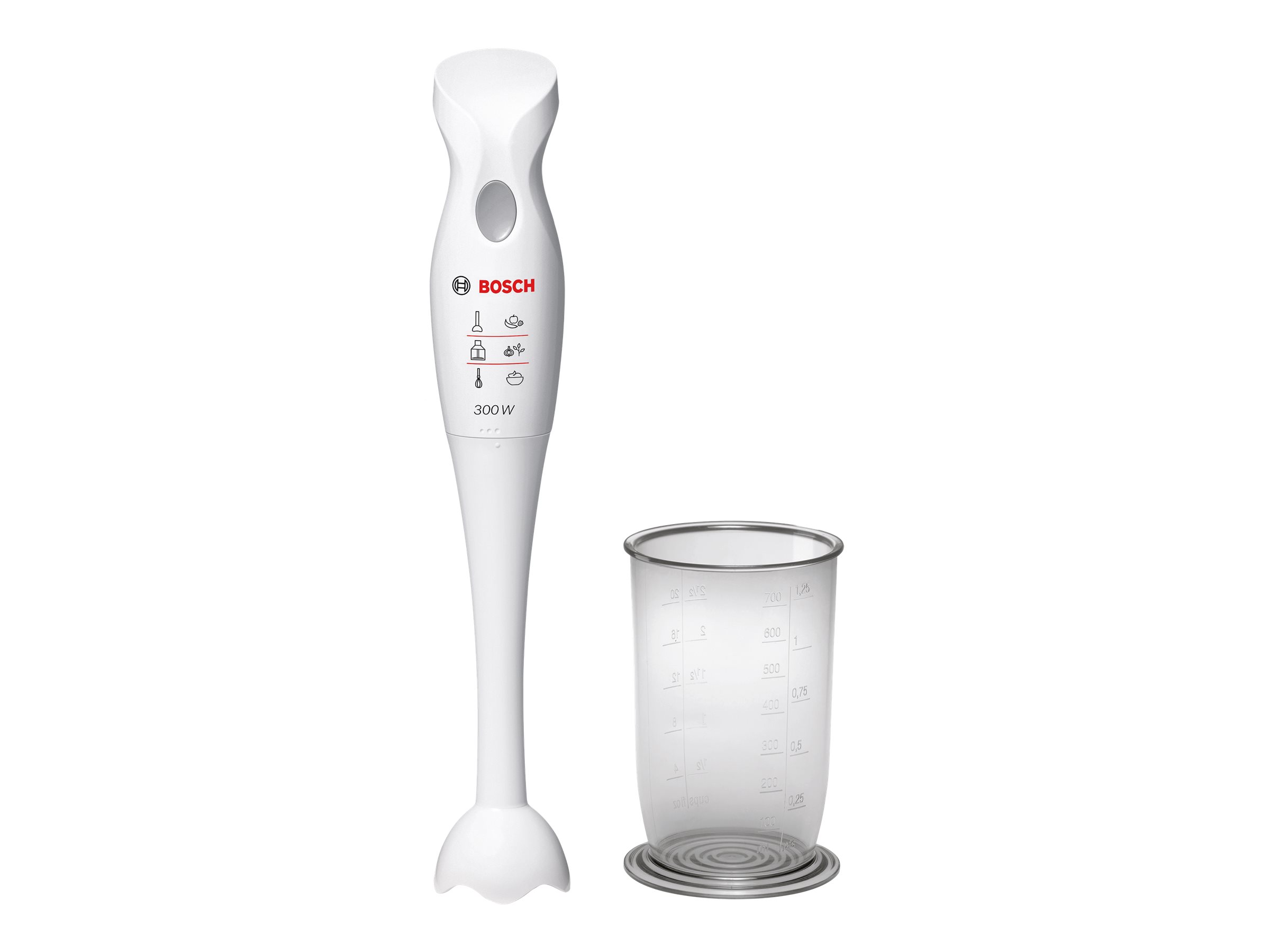 Bosch MSM 6B150 - Stavblender - 300 W - hvid/grå