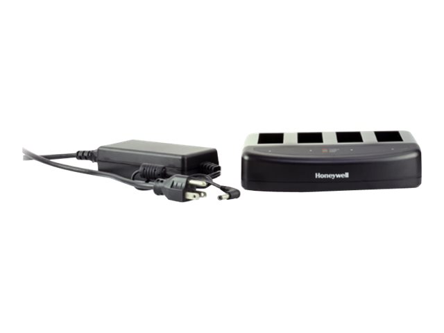 Honeywell Four-bay smart battery charger - Batterioplader - output-stikforbindelser: 4 - for P/N: 50133975-001, 550053-000
