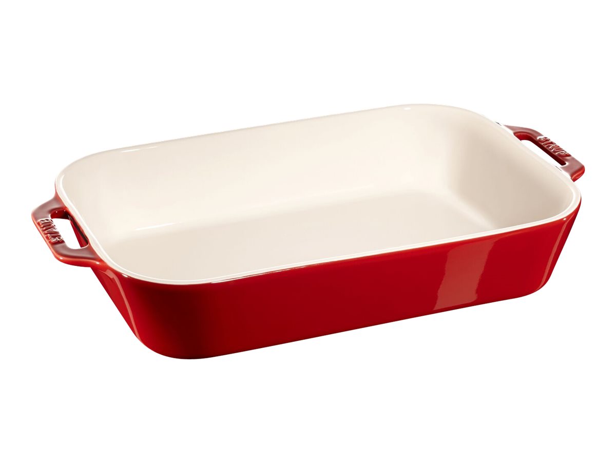 Staub Gratin Dish 34 x 24 cm - 4.5 L Cherry Red