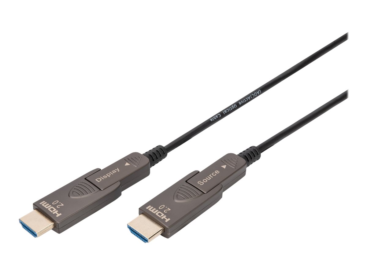 DIGITUS HDMI AOC Hybrid Fiber Optic Cable - 10m