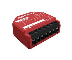 Shelly 1PM Gen3, WiFi rel med effektmling, 24VDC/230VAC, 16A