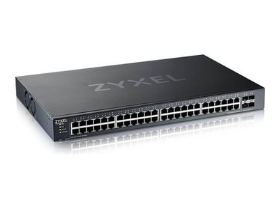 Zyxel XGS1935 Series XGS1935-52 - Switch - administreret - L3 Lite - smart - 48 x 10/100/1000 + 4 x 10 Gigabit SFP+ (uplink) - monterbar på stativ - for Zyxel DAC10G-1M v2, DAC10G-3M v2, SFP10, SFP-1000, SFP-BX1310-10, SFP-BX1550, SFP-SX-D