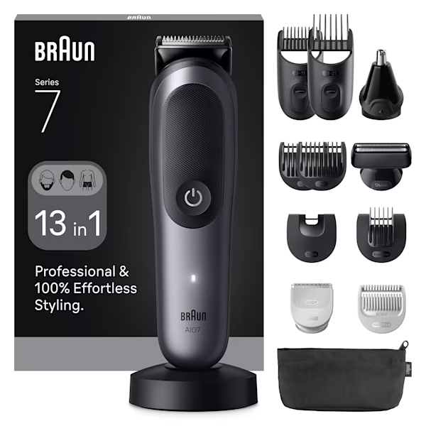 Braun All-in-One Series 7 AIO7560 - Trimmer - trådløs - space grey