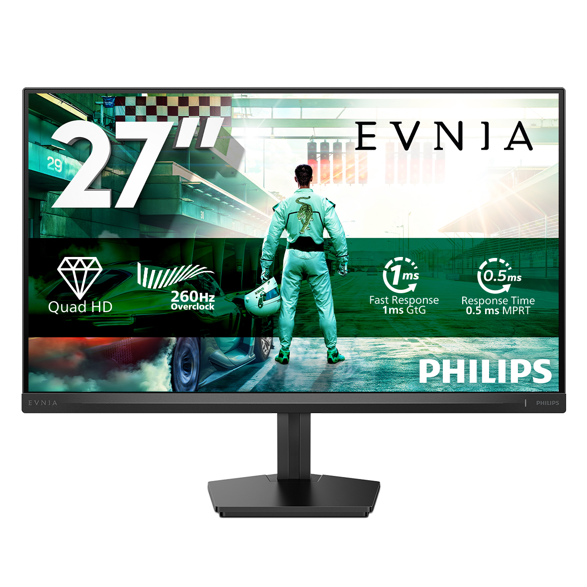 Philips Evnia 3000 27M2N3500PF/00 27" Fast IPS 2560 x 1440 (2K) HDMI DisplayPort 260 Hz