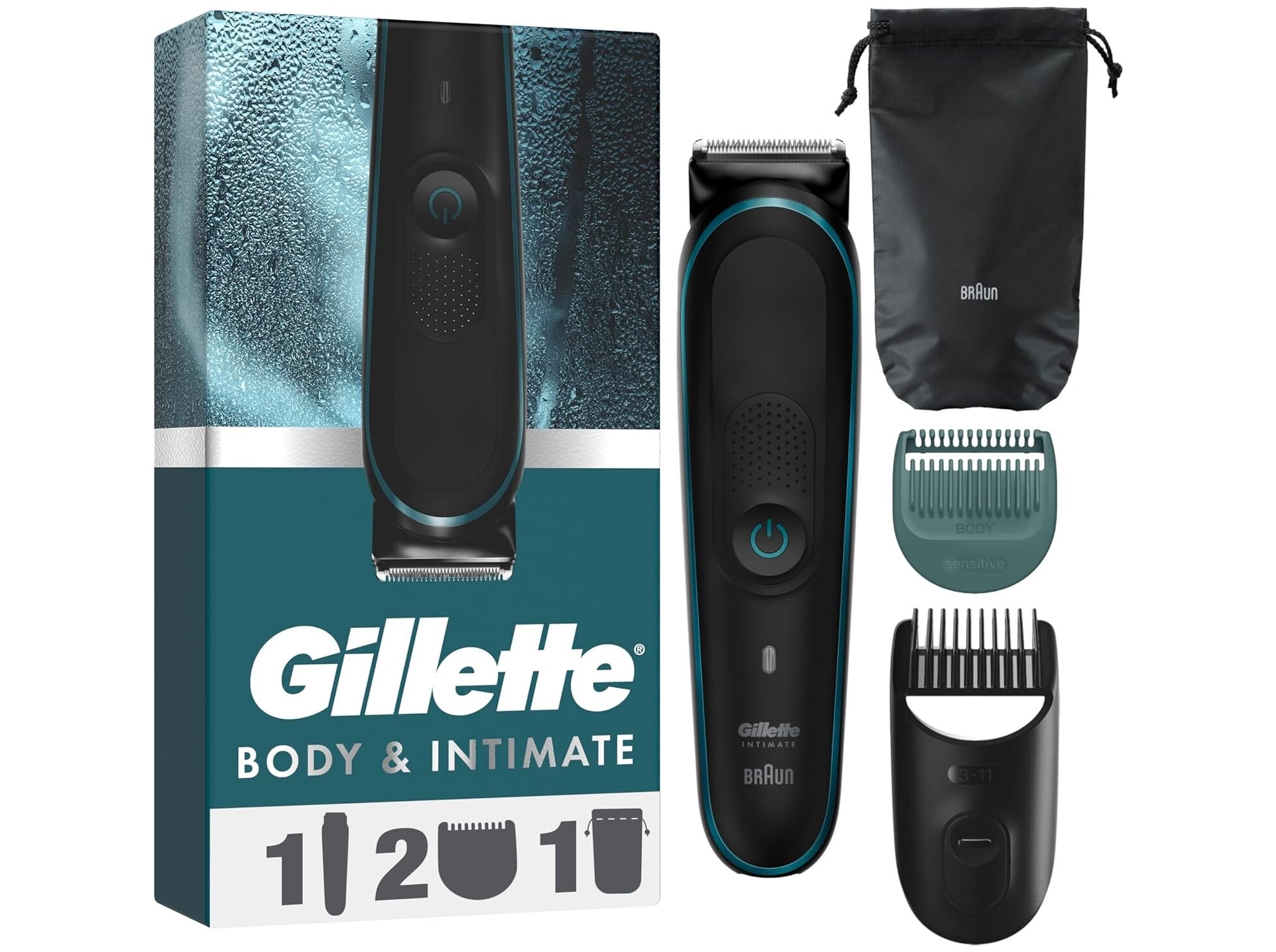 Gillette Body & Intimate elektrisk kropstrimmer til mænd i5 (8700216280143)