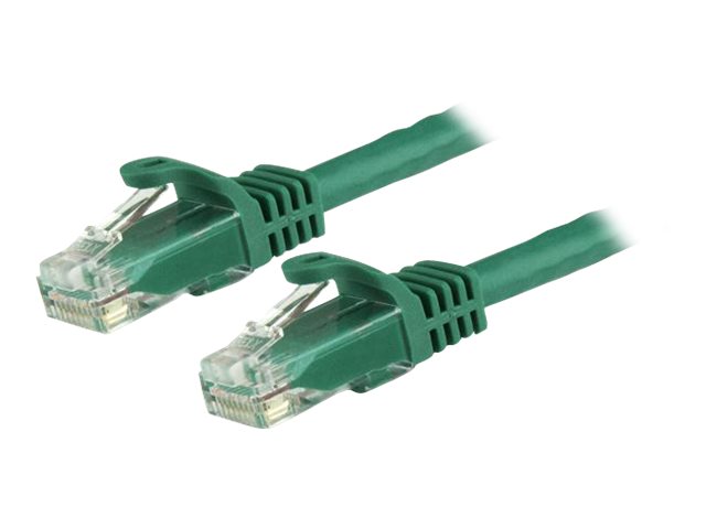 StarTech.com 15m CAT6 Cable - Green Snagless CAT 6 Wire - 100W RJ45 UTP 650MHz Category 6 Network Patch Cord UL/TIA (N6PATC15MGN) CAT 6 Ikke