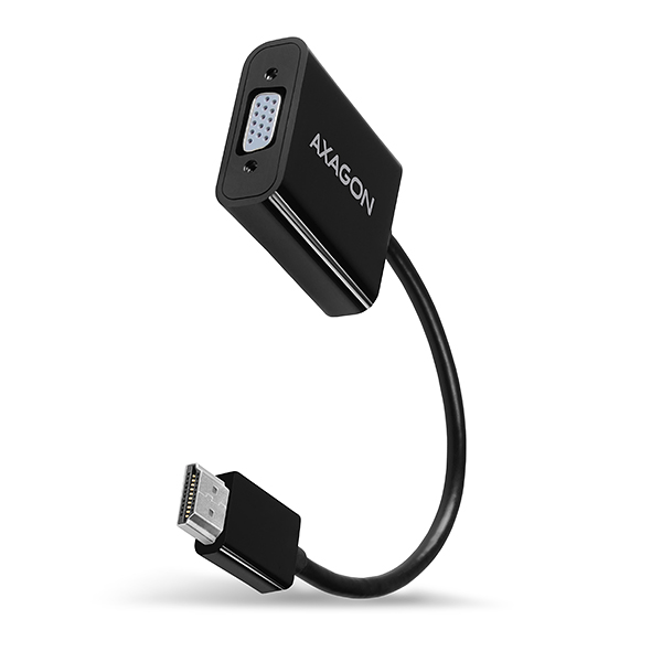 AXAGON - Videoadapter - HDMI han til HD-15 (VGA), mini-phone stereo 3.5 mm hun - 17 cm - 1920 x 1200 (WUXGA) support, aktiv omformer