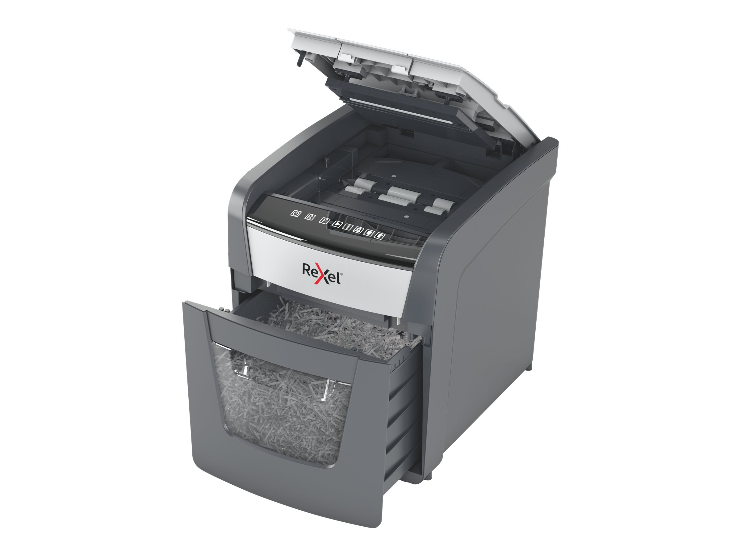 Rexel Makulator Rexel Optimum AutoFeed+ 50X krydsmakulering, 4x28mm P4 2020050XEU Modsvarer: N/A