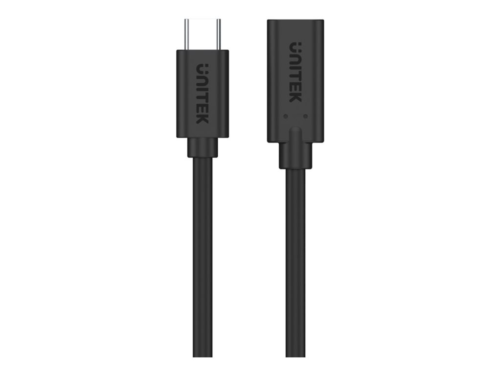 Unitek C14086BK - USB-C extension cable - USB-C to USB-C - 50 cm