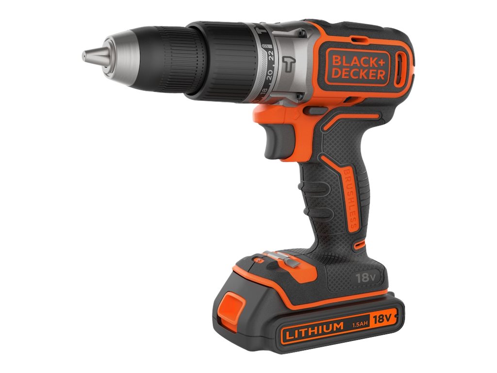 BLACK+DECKER BL188KB Hammerbor 2 batterier inkluderet 18V