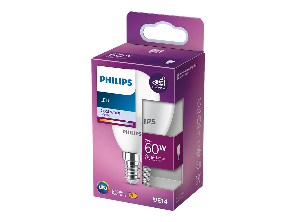 Philips ICE Candle and chandelier LED-lyspære 7W E 806lumen 4000K Køligt hvidt lys