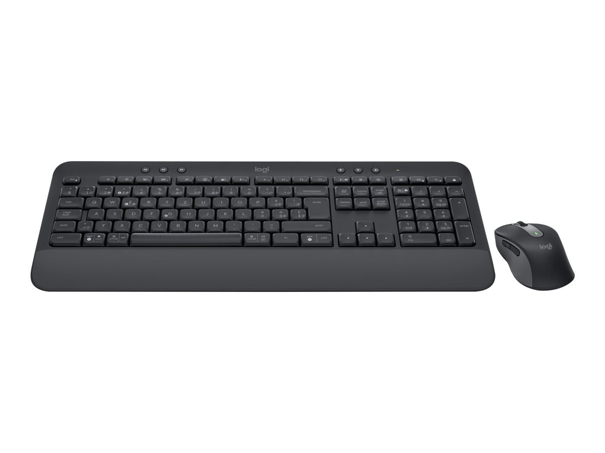 Logitech Signature MK650 Combo for Business Sæt med mus og tastatur Pressestempel Trådløs US International