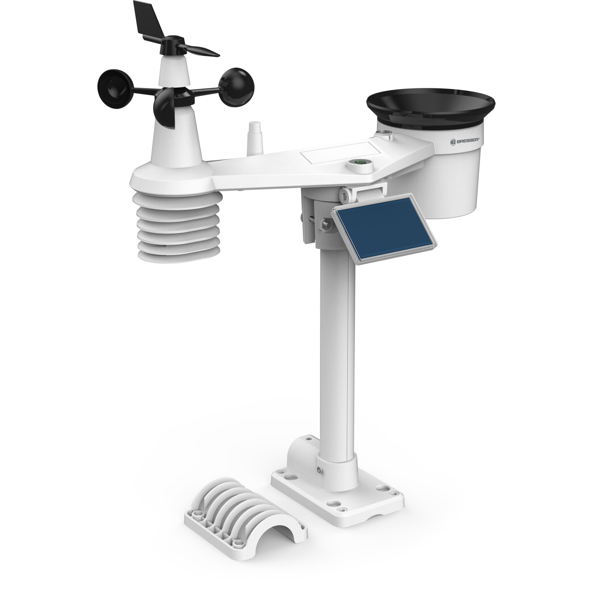 Bresser Optics 7003220, Sort, Højdemåler, Anemometer (vindhastighed), Indendørs barometer, Indendørs hygrometer, Indendørs..., Barometer, Hygrometer, Termometer, UV, Barometer, Hygrometer, Termometer, Plast, F, °C