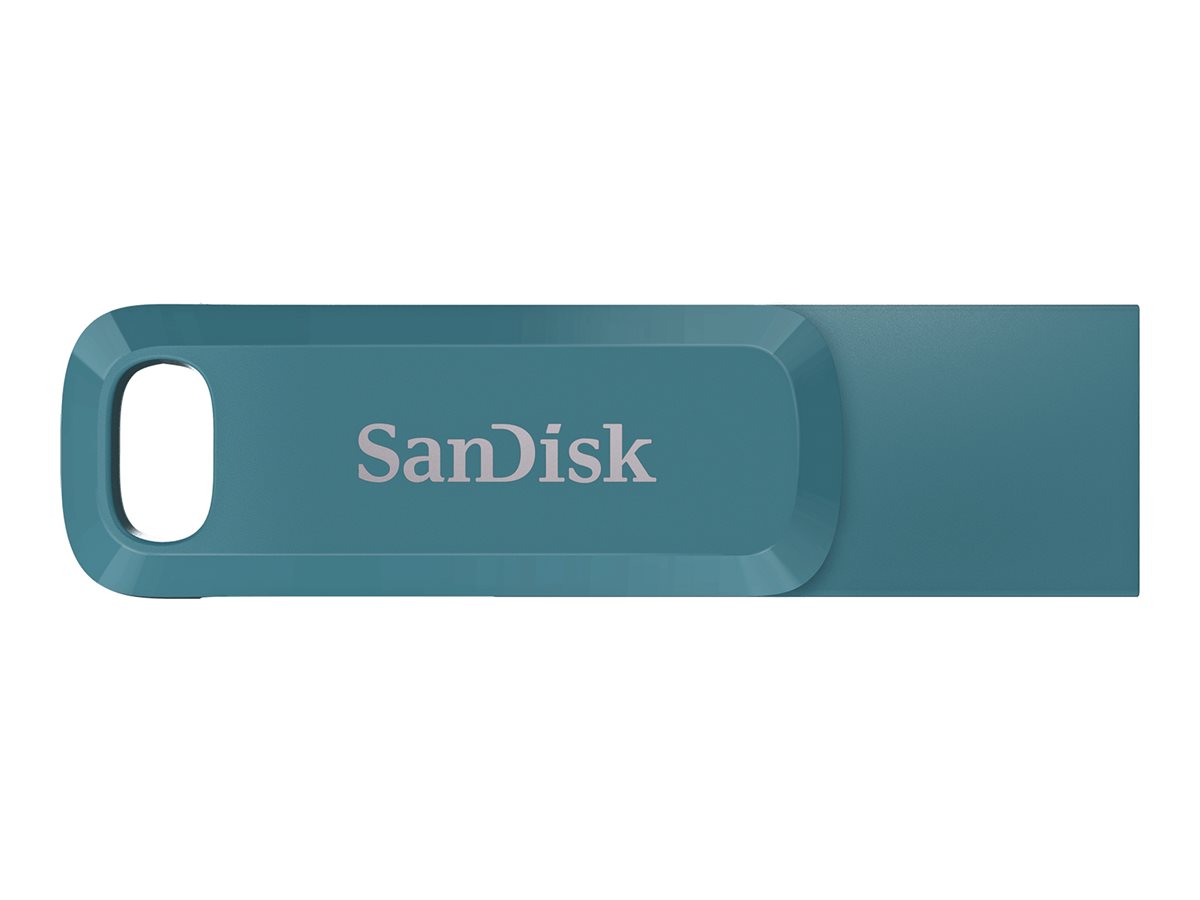 SanDisk Ultra Dual Drive Go 64GB USB 3.2 Gen 1 / USB-C USB stick Blå