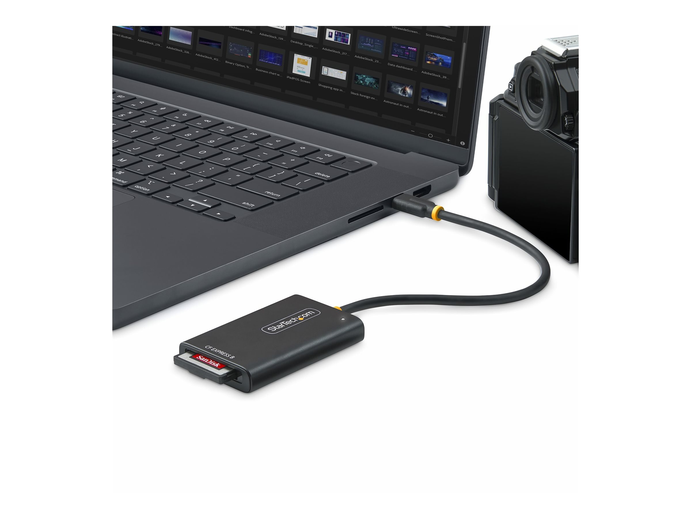 Startech USB-C CFexpress Type B Card Reader, CF Express 2.0 Adapter - Kortlæser (XQD, CFexpress 2.0 Type B) - USB-C 3.2 Gen 2
