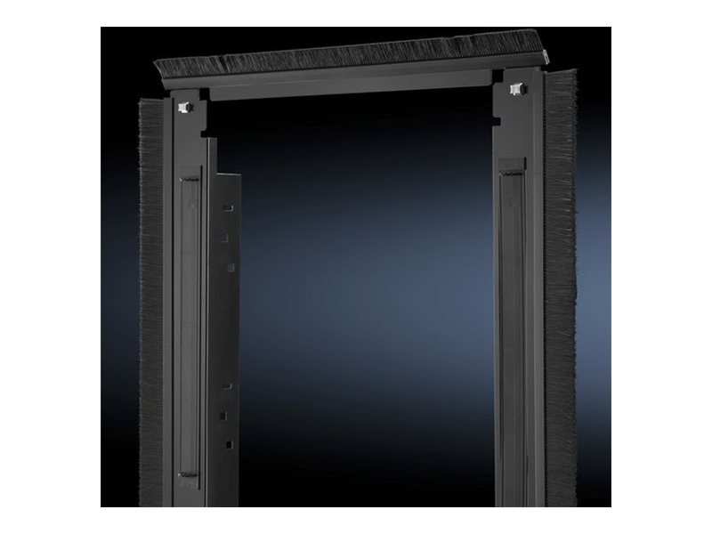 Rittal - rack air baffle plate - 482.6 mm (19") mounting angles standard