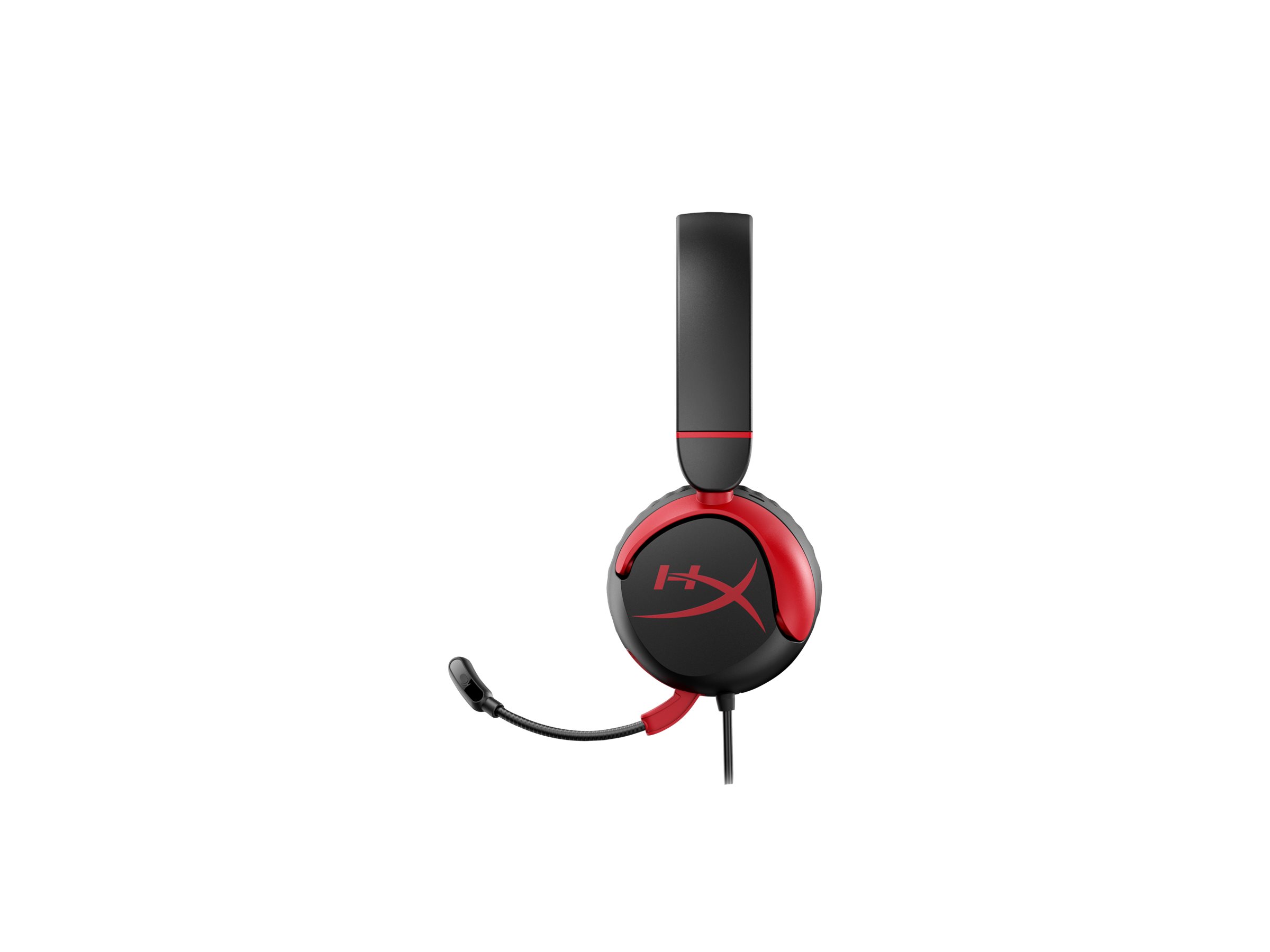 HyperX Cloud Mini - Headset - på øret - kablet - aktiv støjfjerning - 3,5 mm jackstik - sort