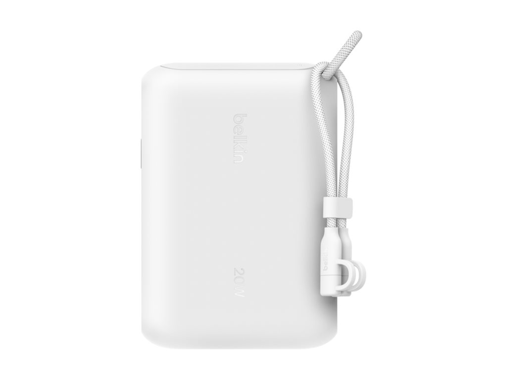 Belkin BoostCharge power bank - with display - 24 pin USB-C - 20 Watt Powerbank - 10000 mAh