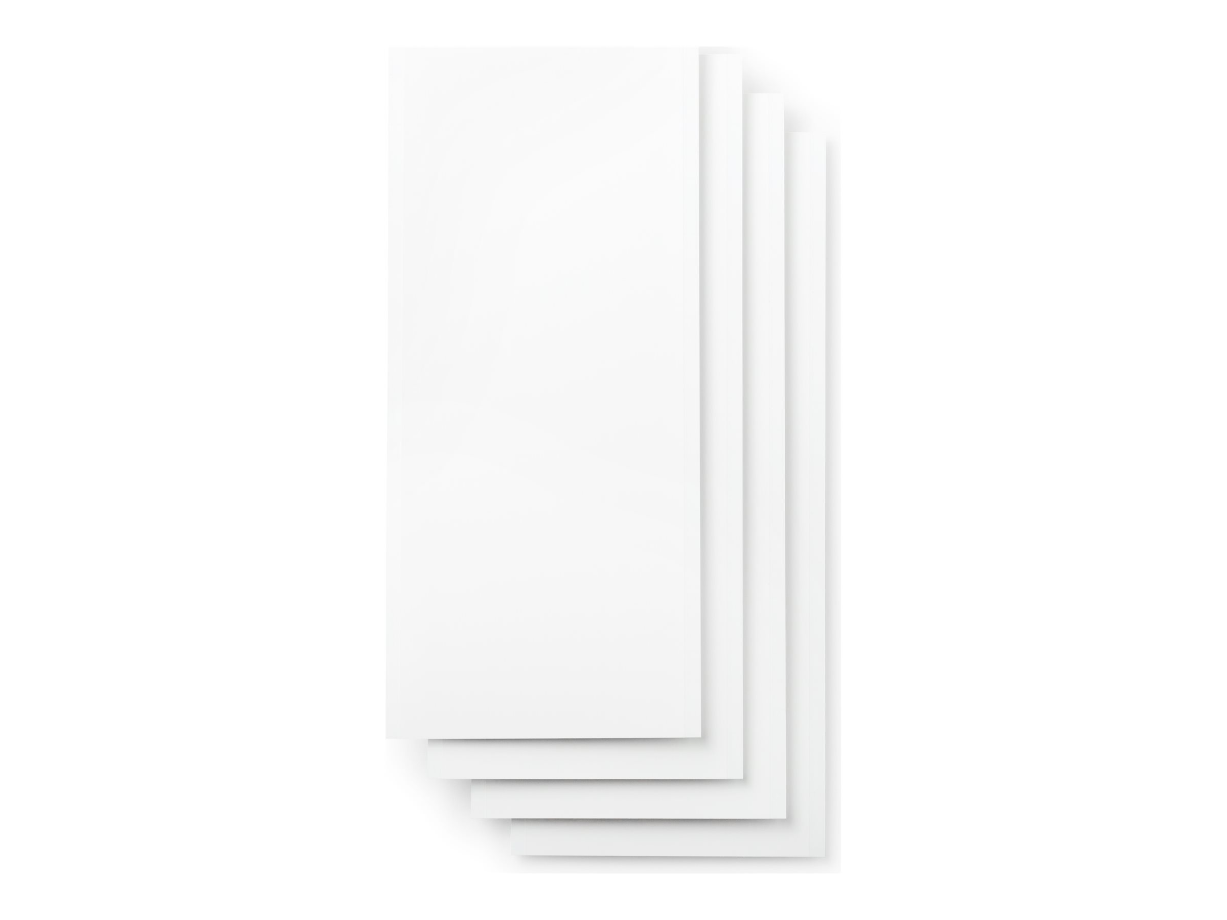 Cricut Joy Smart Label - Hobbymateriale - 14 x 33 cm - 4 ark - hvid - ikke-permanent - vinyl