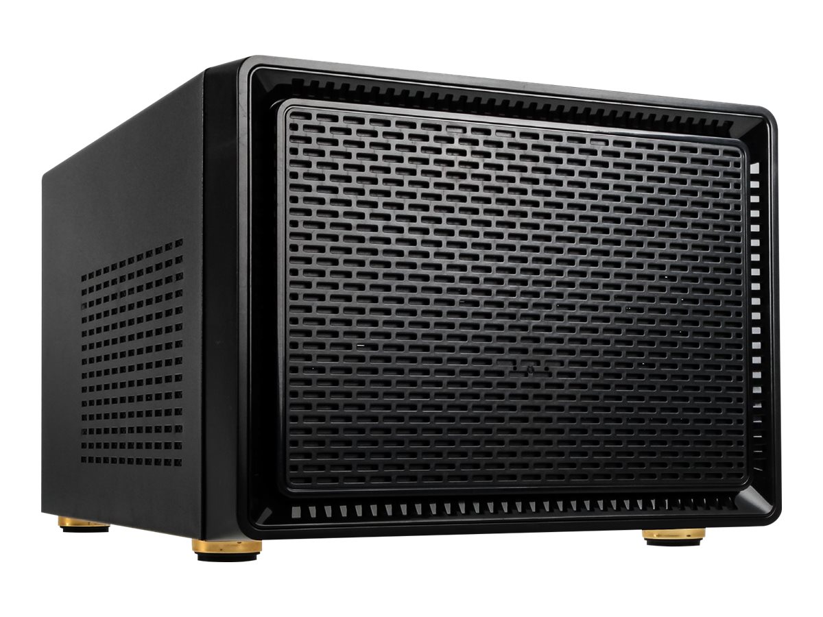 Kolink Satellite - Tower - Mini-ITX - ingen strømforsyning (ATX) - sort - USB/Lyd