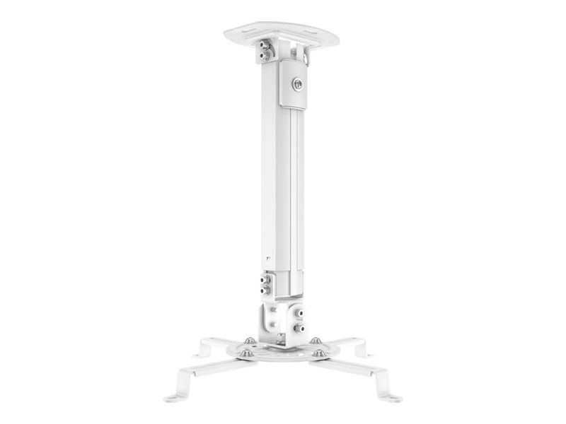 Multibrackets M Universal Projector Ceilingmount I - Monteringssæt (vippe loft montering) - for projektor - hvid - loftsmonterbar