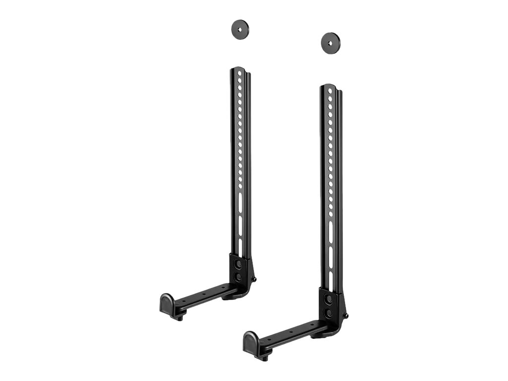 Neomounts AWL29-650BL1 - mounting kit - for sound bar - black - Maks 15 kg - Maks størrelse