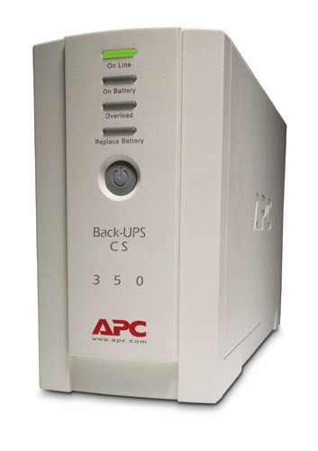 APC Back-UPS CS 350 - UPS - AC 230 V - 210 Watt - 350 VA - RS-232, USB - output-stikforbindelser: 4 - beige