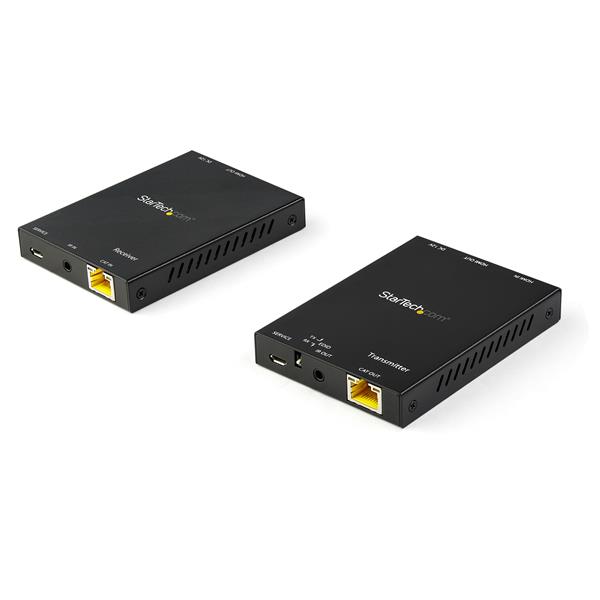 StarTech.com HDMI over CAT6 Extender Kit - 4K 60Hz - HDMI Balun Kit - Signal up to 165 ft / 50m - HDR - 4:4:4 - 7.1 Audio Support (ST121HD20V)
