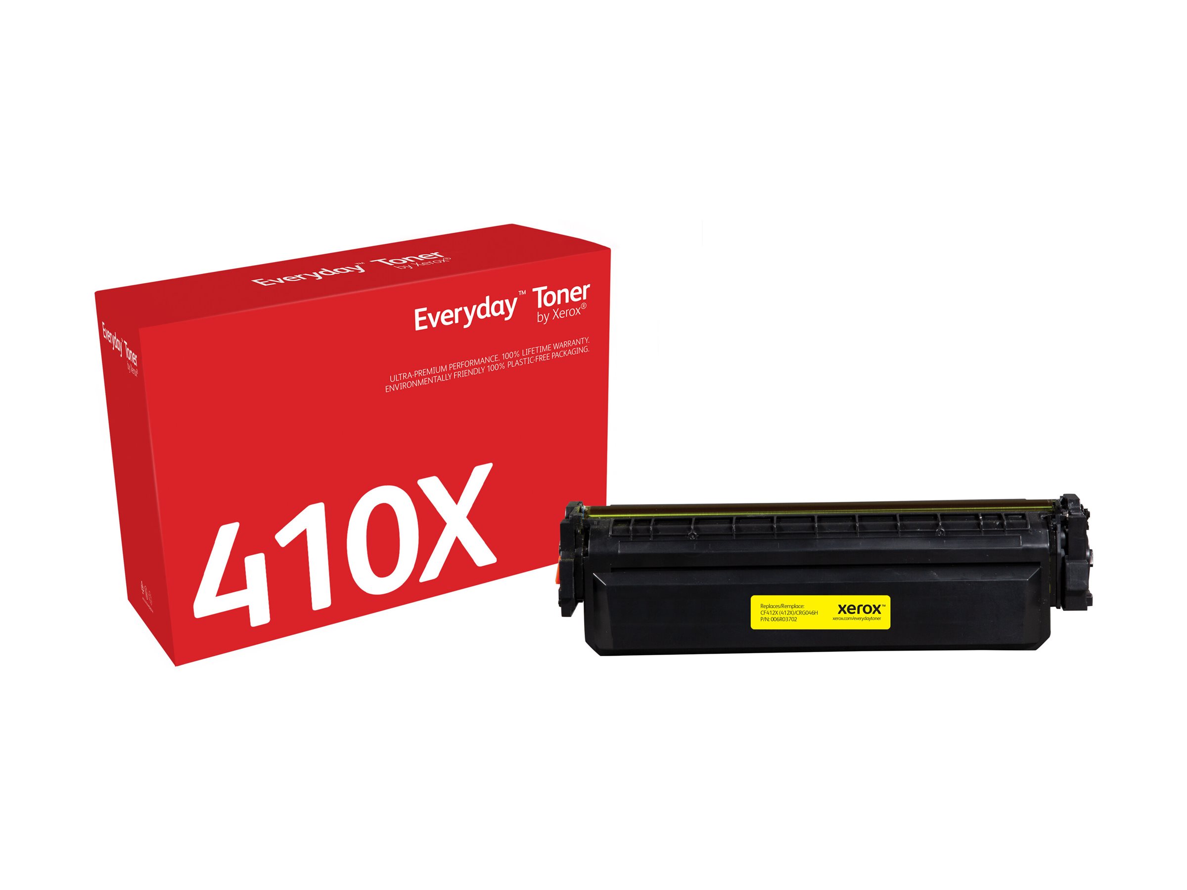 Xerox 006R03702 / Alternative to HP 410X / CF412X Canon CRG-046HY Yellow Toner- High Yield