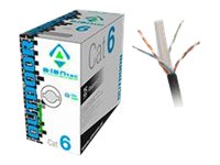 ALANTEC CAT 6 Ikke afskærmet parsnoet (UTP) 305m Bulkkabel Sort