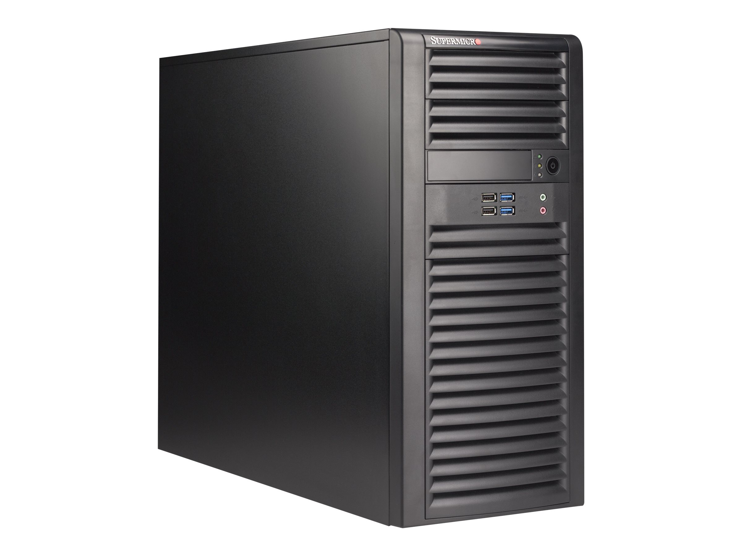 Supermicro SC732 D4-668B Tower Udvidet ATX 668Watt Strømforsyning Sort