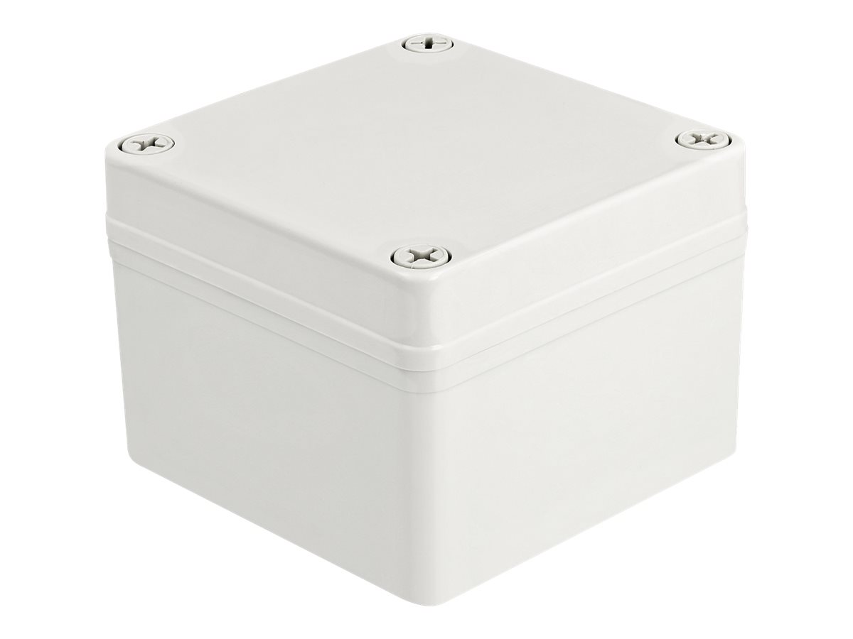 Delock - overflademonteret boks - grå