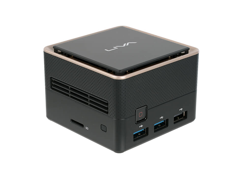 ECS LIVA Q3 Plus-V1505 Mini PC Ryzen R1505G 4GB/64GB black No-OS