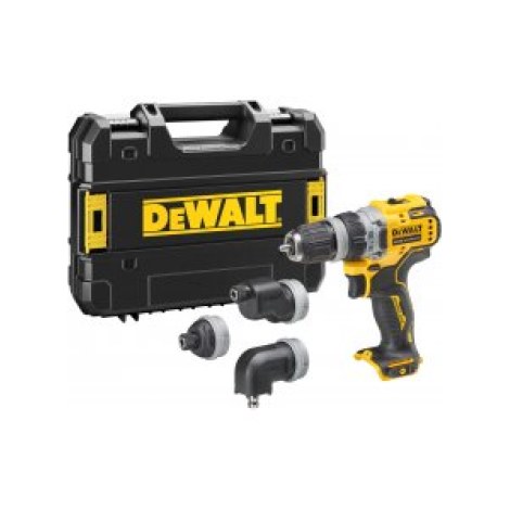 DeWALT 12V XR  Multi Head Drildriver, TSTAK, Solo - DCD703NT-XJ