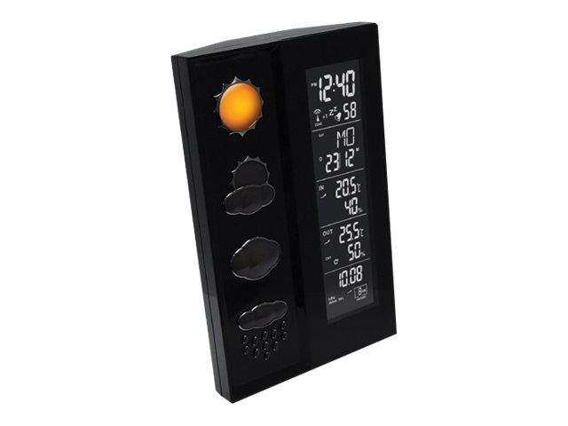 Techno Line Premium Collection WS 6650 Vejrstation Trådløs Indendørs Udendørs Pianofinish