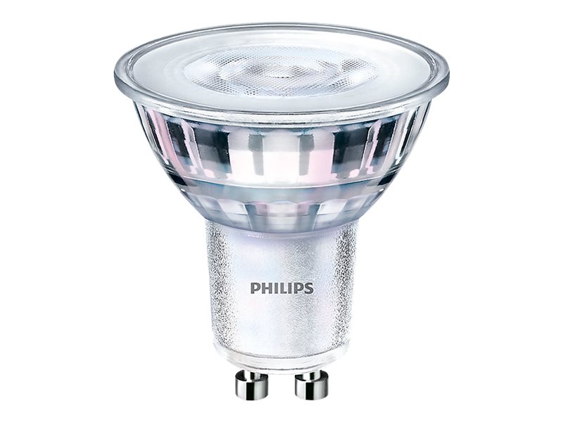 Philips LED Classic - LED-spot lyspære - GU10 - 4.9 W (tilsvarende 65 W) - klasse E - hvidt lys - 3000 K