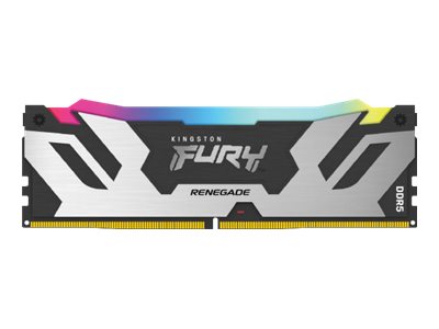 Kingston FURY Renegade RGB DDR5-6400 - 16GB - CL32 - Single Channel (1 pcs) - Intel XMP - Sort med RGB