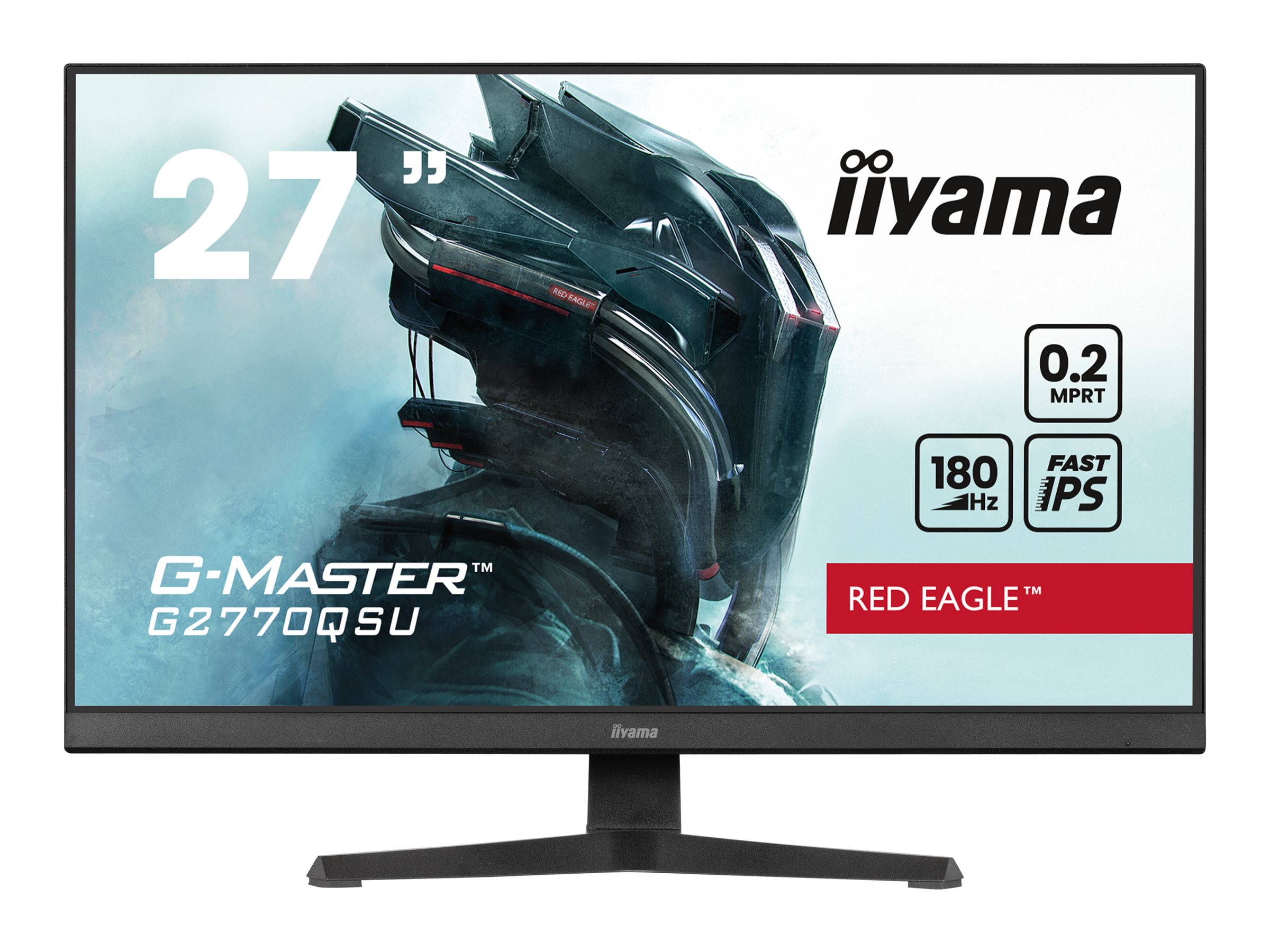 iiyama G-MASTER Red Eagle G2770QSU-B6 27" 2560 x 1440 (2K) HDMI DisplayPort 180Hz