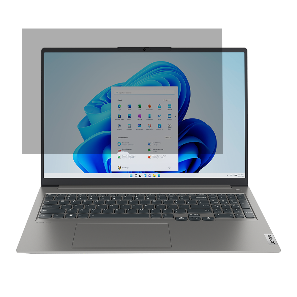 Lenovo - Notebook privacy-filter - 16 - for ThinkBook 14 G6 IRL  14 G9 AHP  ThinkPad P1 Gen 8  P16 Gen 3  T16 Gen 4  T16g Gen 3