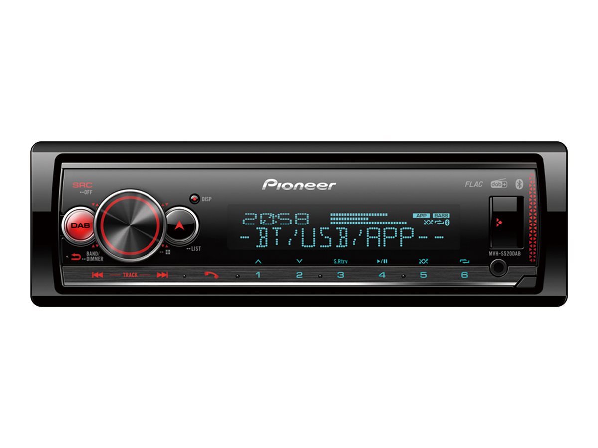 Pioneer MVH-S520DAB Bilradio med Bluetooth