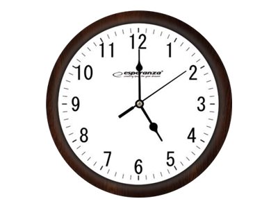 Esperanza Los Angeles vægur - rundt, sort/hvid, 30 cm