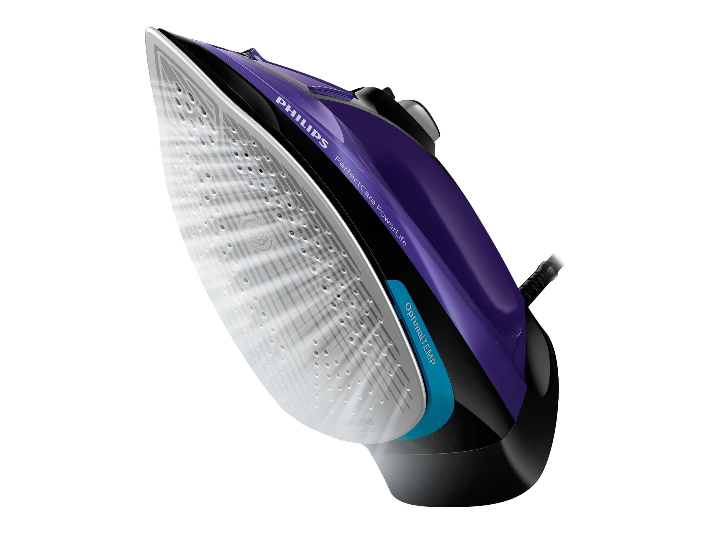 Philips PerfectCare PowerLife GC3925 Dampstrygejern 2500W Sort Lilla