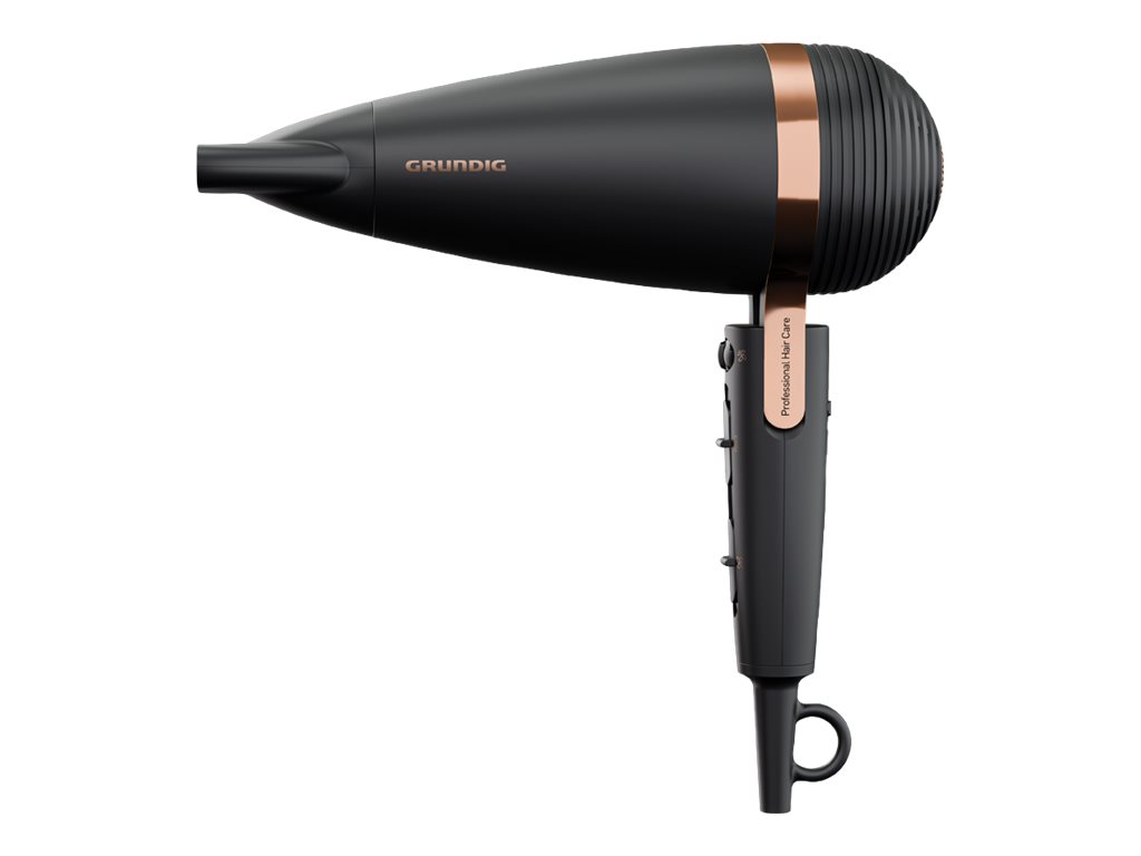 Grundig Sort/rosenguld Hårtørrer HD 8080