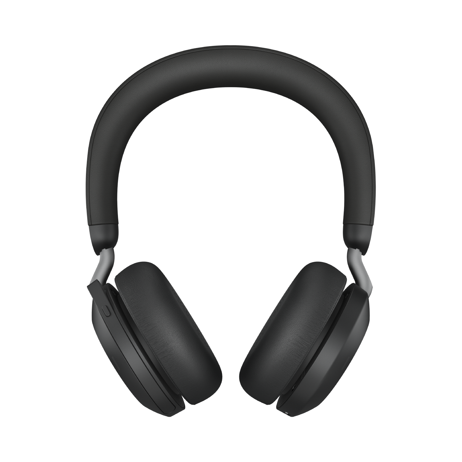 Jabra Evolve2 75 - Headset - på øret - Bluetooth - trådløs - aktiv støjfjerning - USB-C - støjisolerende - sort - med opladningsstander - Certified for Microsoft Teams