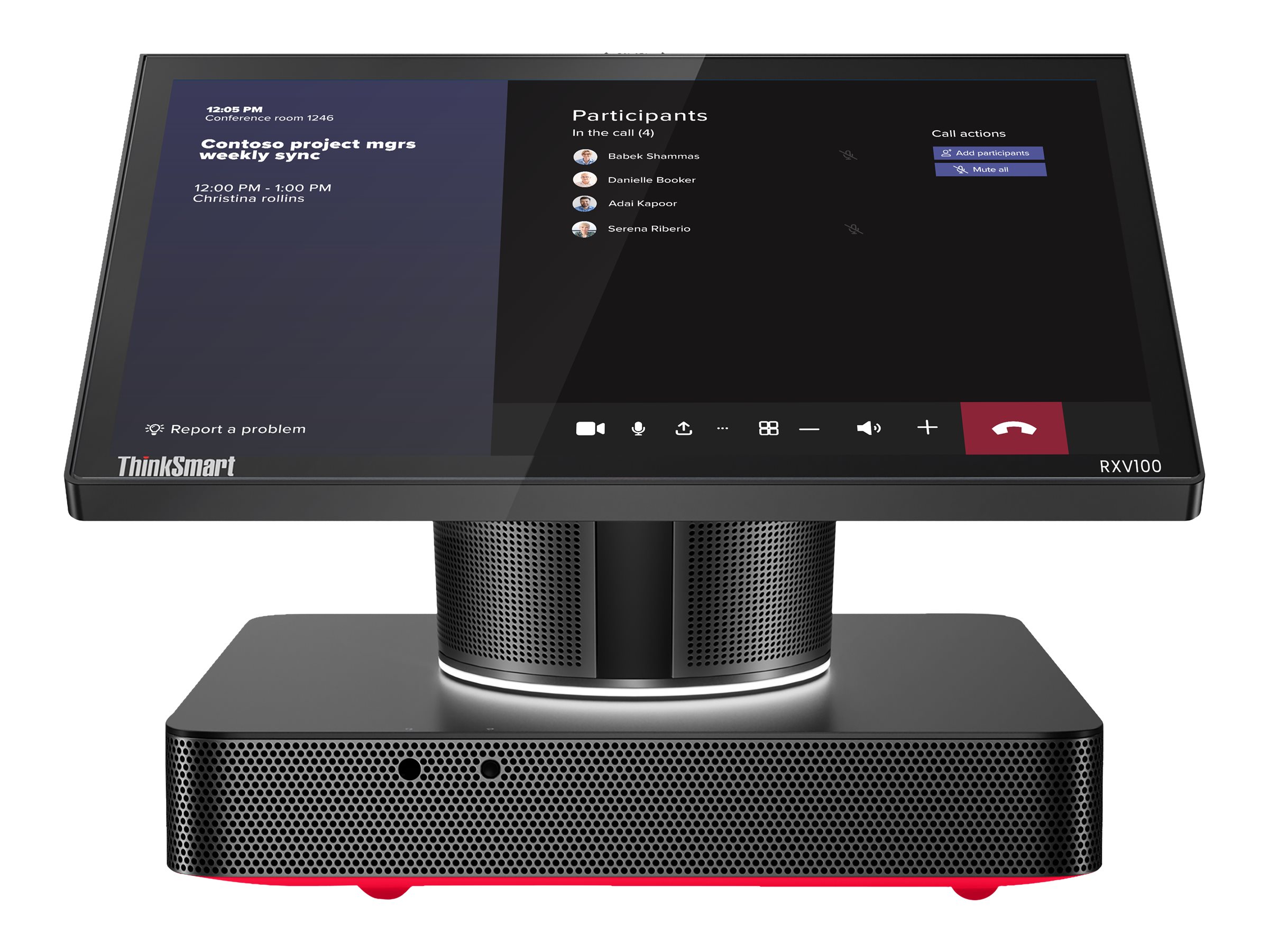 AudioCodes RXV100-B05 Videokonferencepakke 4-mikrofon-array 10.1"