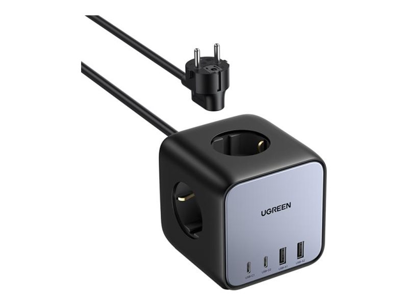 Ugreen DigiNest Pro - Ladestation - 7-i-1 - 65 Watt - udgangsstik: 3 - 1,8 m ledning - Europa