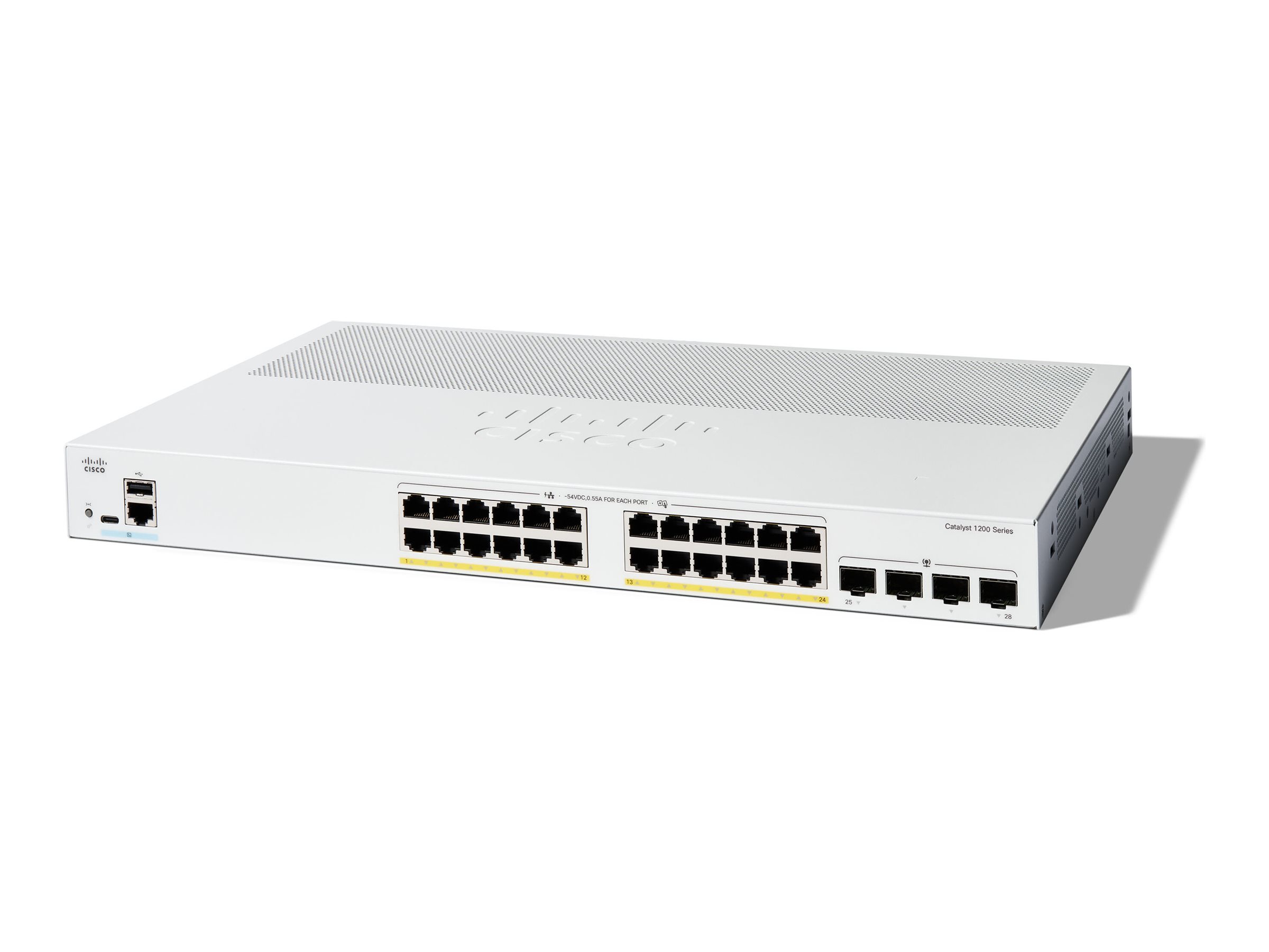 Cisco Catalyst 1200-24P-4G Switch 24-porte Gigabit Ethernet PoE+