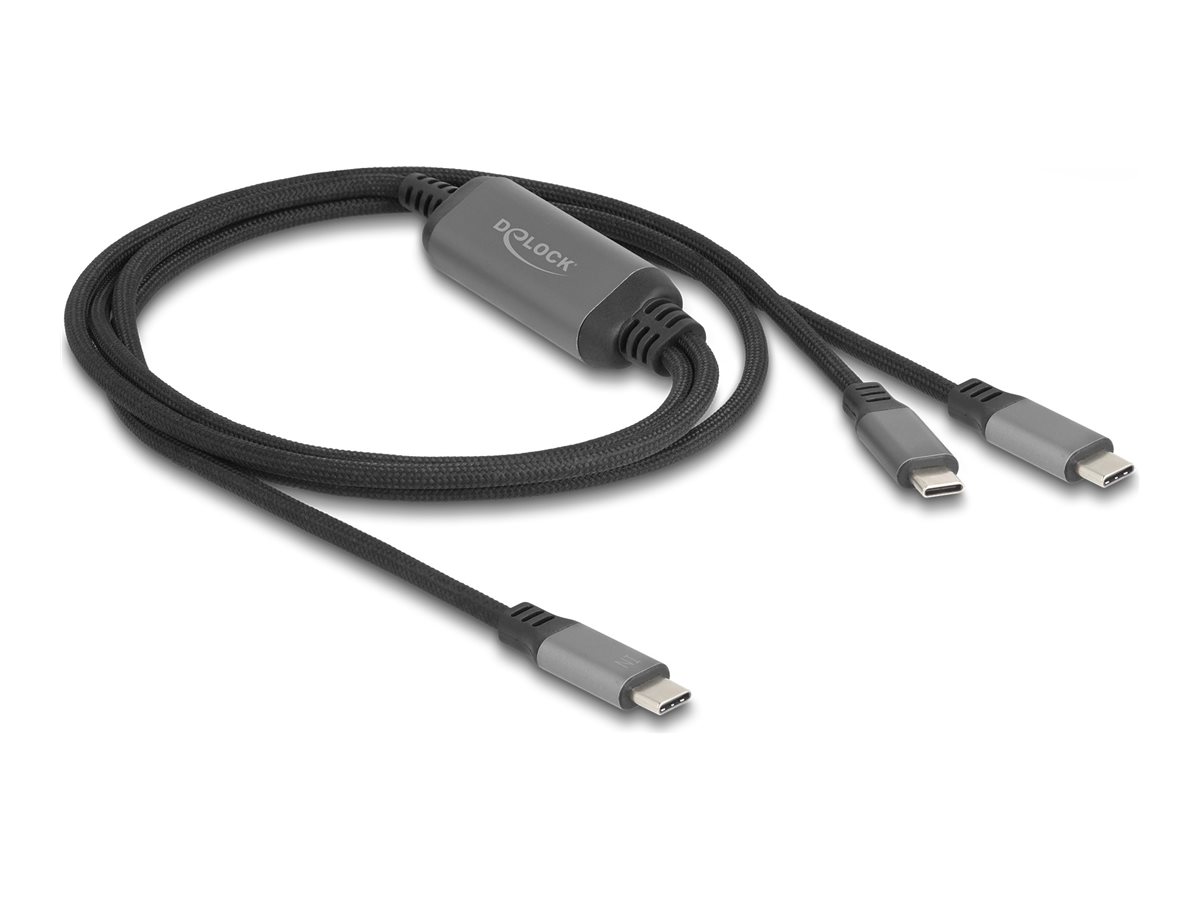 Delock USB Type-C kabel 1.2m Sort Grå